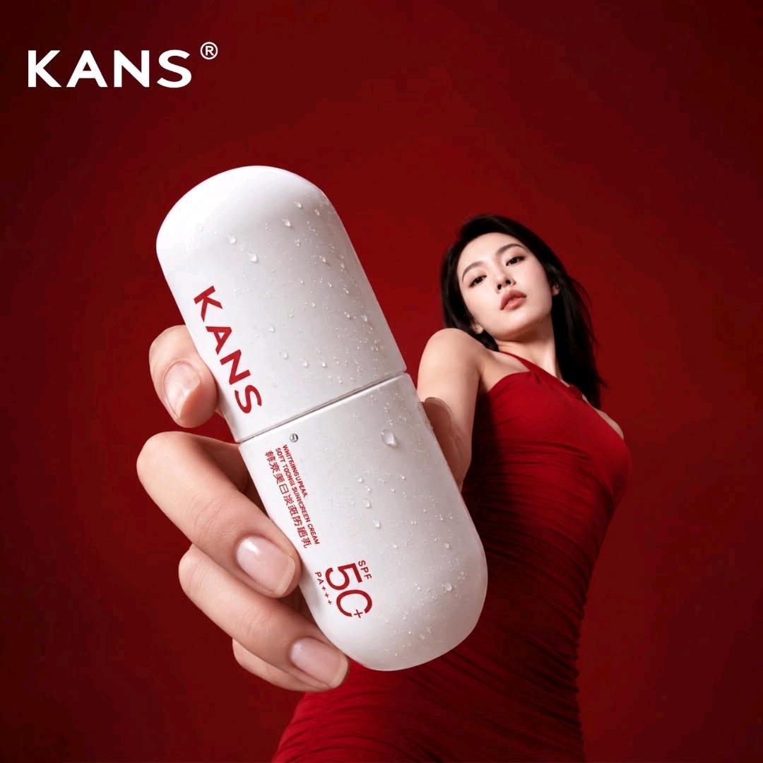 KANS KANS ОТБЕЛИВАЮЩИЙ СОЛНЦЕЗАЩИТНЫЙ КРЕМ ОТ ВЫЦВЕТАНИЯ ПЯТЕН — фото 2