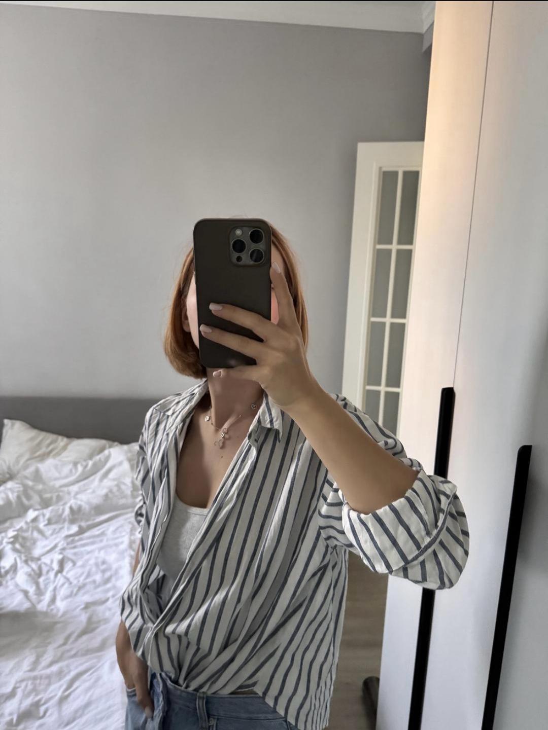 Zara Льняная рубашка Zara — фото 2