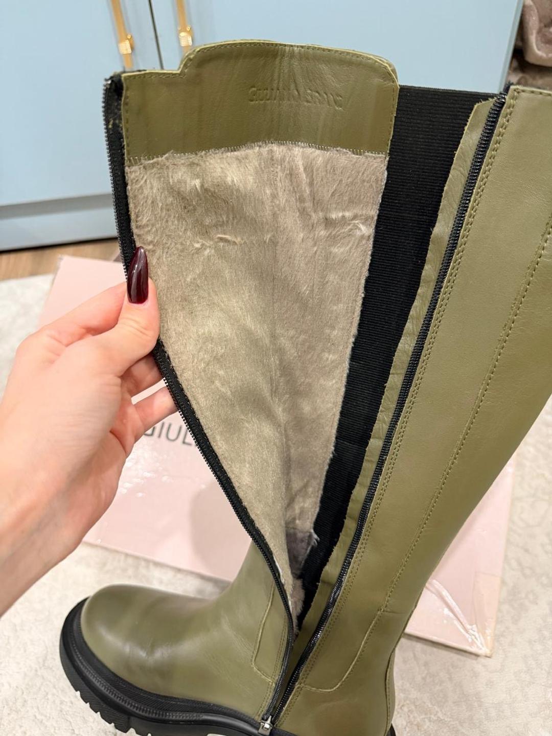 Сапоги-трубы на грубой подошве — фото 2