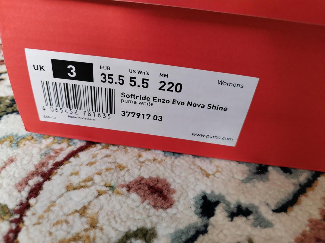 Puma Бело фиолетовые кроссовки пума — фото 2