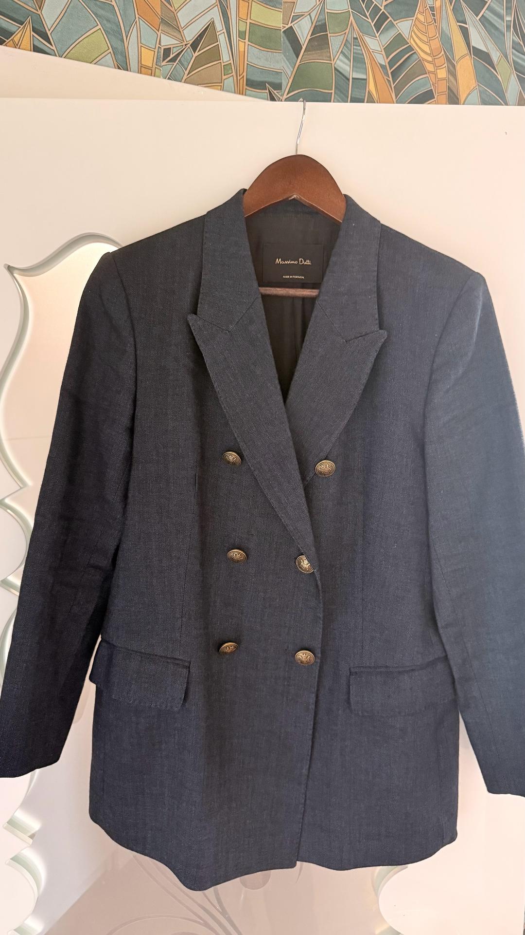 Massimo Dutti Синий Жакет Massimo Dutti — фото 2