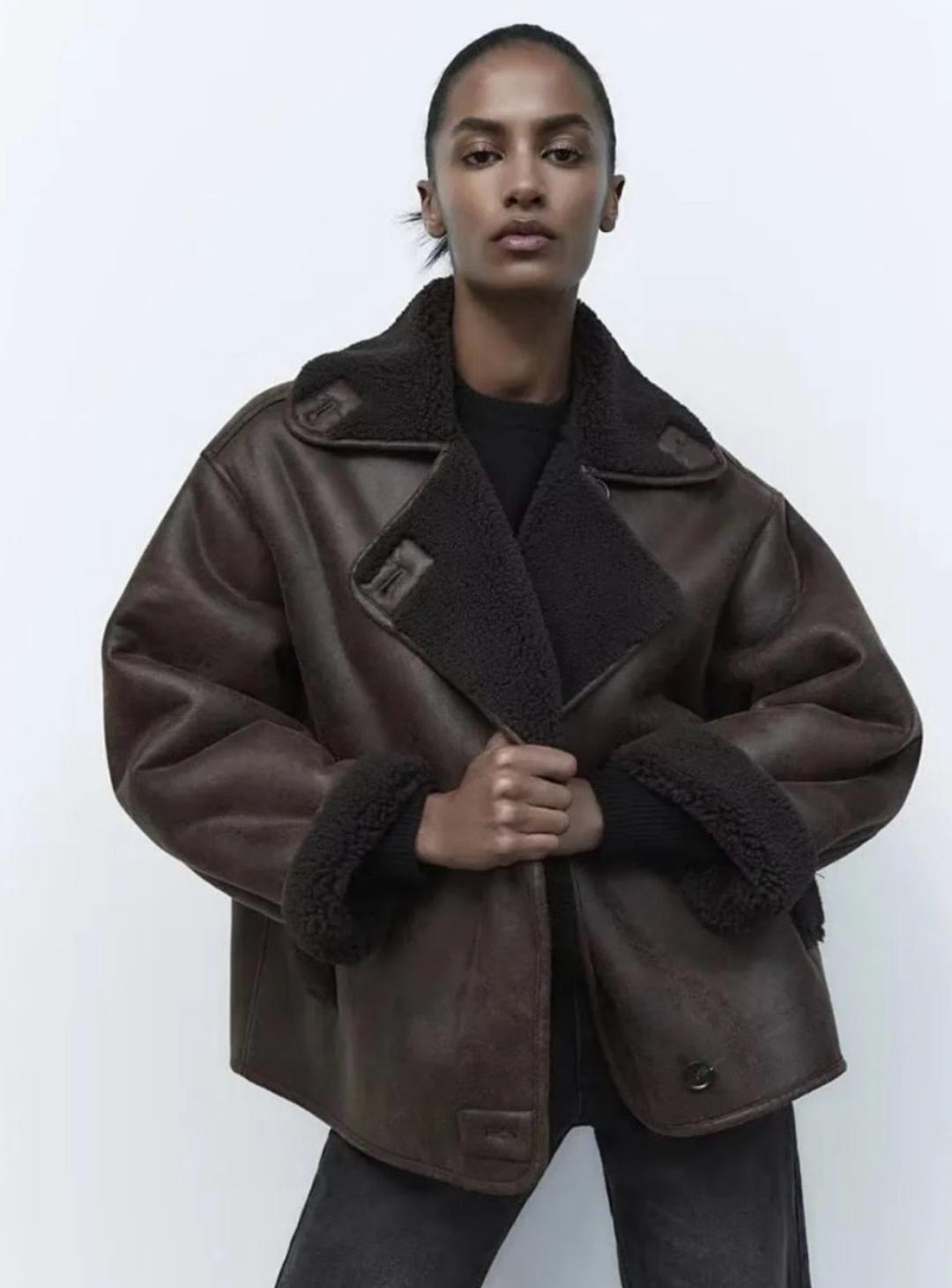 Zara Дубленка Zara — фото 2