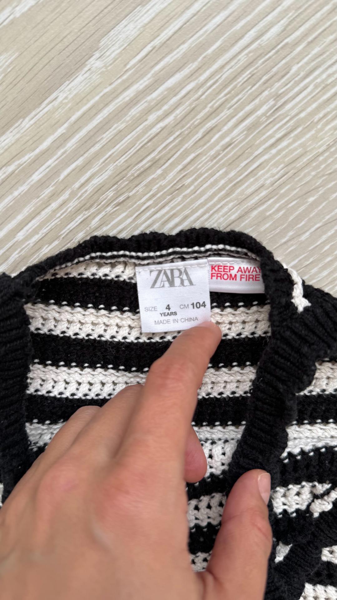 Zara Платье вязаное Zara детское — фото 2