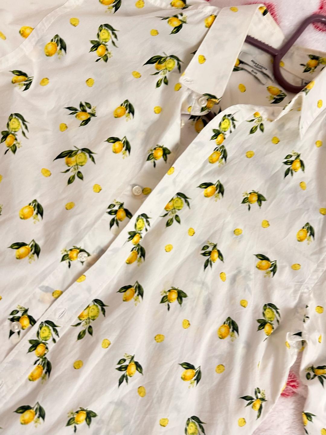 Jack & Jones Рубашка Jack & Jones с принтом лимонов — фото 2