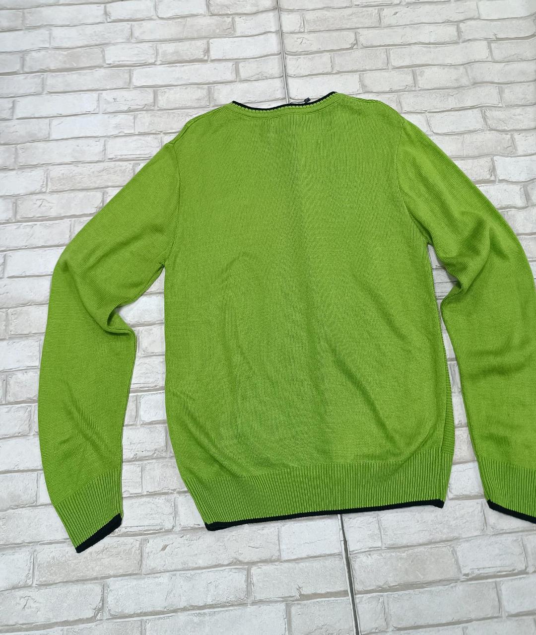Woolen Gift Ярко-зеленый джемпер Woolen Gift (50% шерсть), размер XL — фото 2