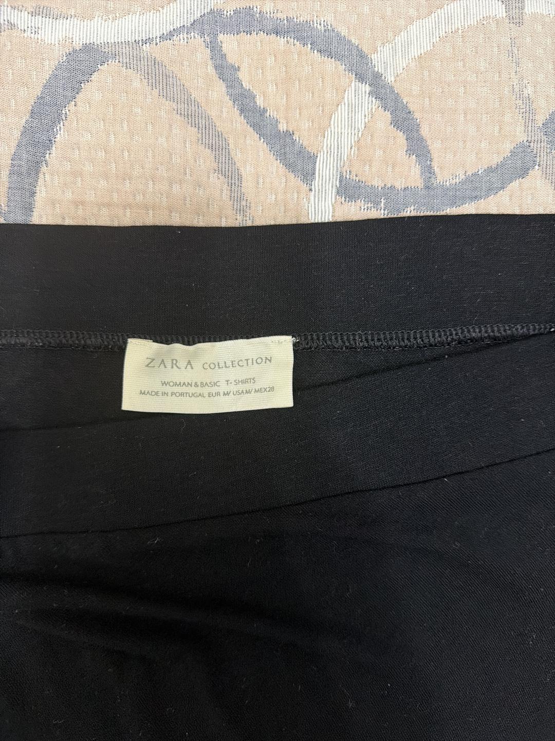 Zara Черная длинная юбка — фото 2