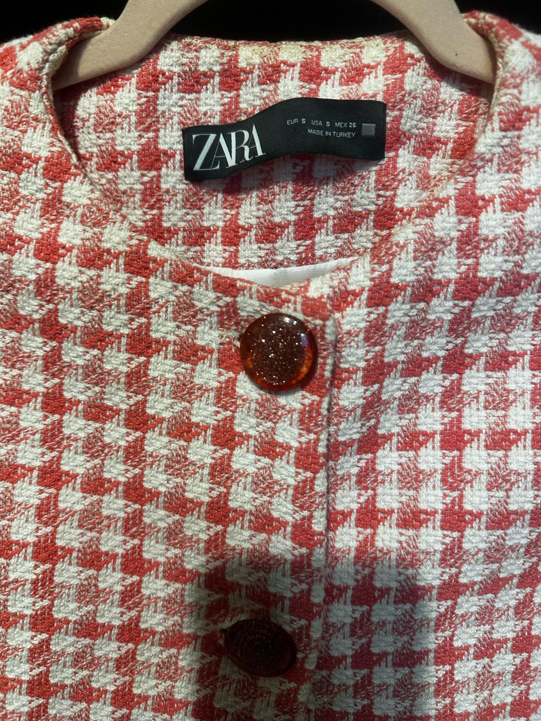 Zara Жакет Zara твидовый — фото 2