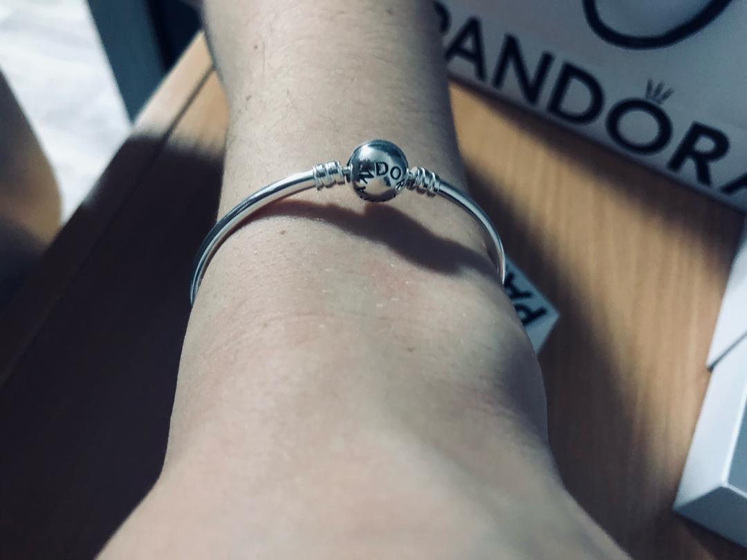 Pandora PANDORA Браслет жесткий с круглой застежкой — фото 2