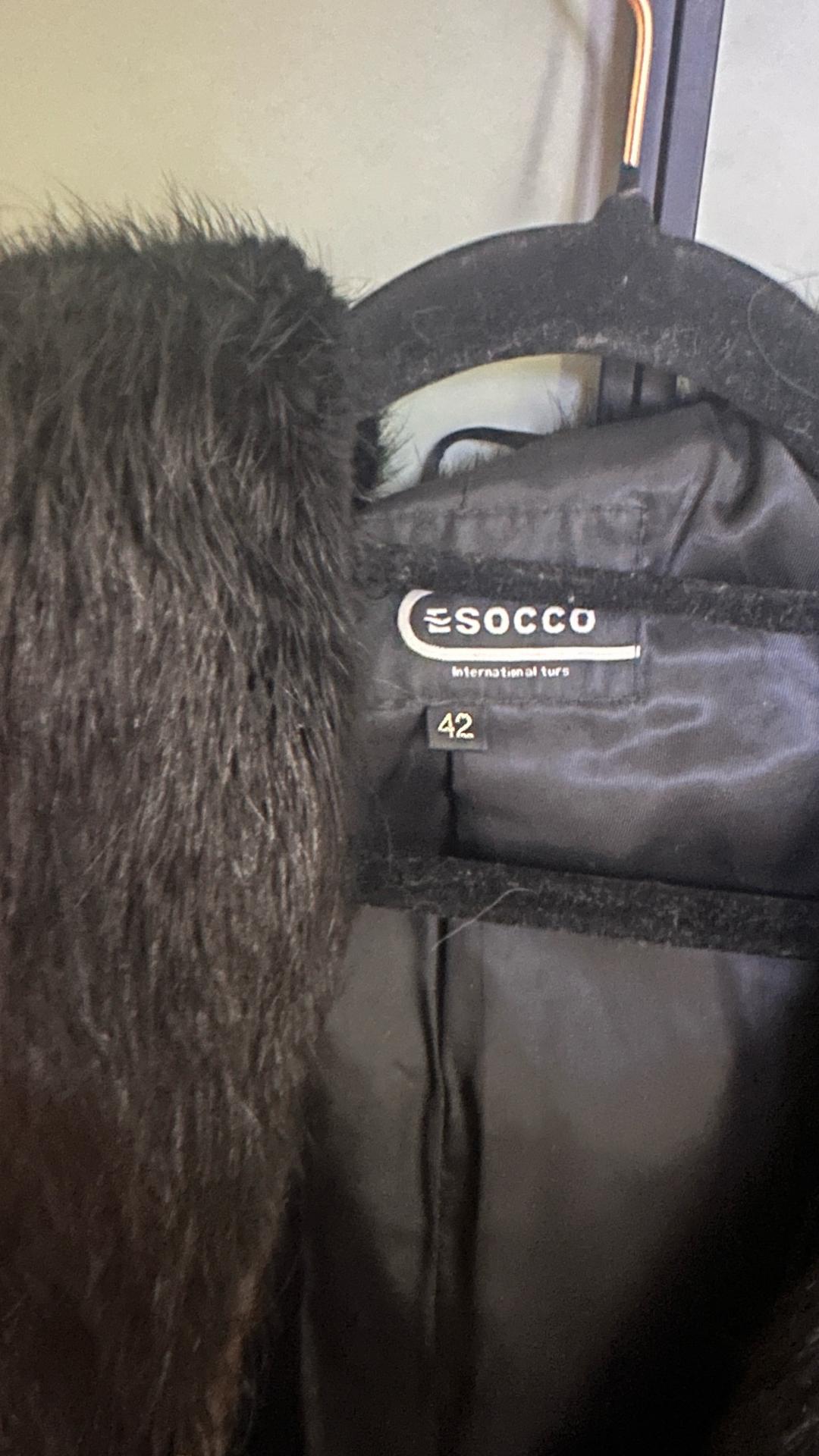 esocco Кожаная зимняя куртка — фото 2