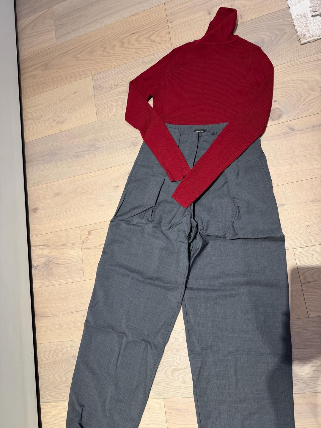Massimo Dutti Брюки серые — фото 2