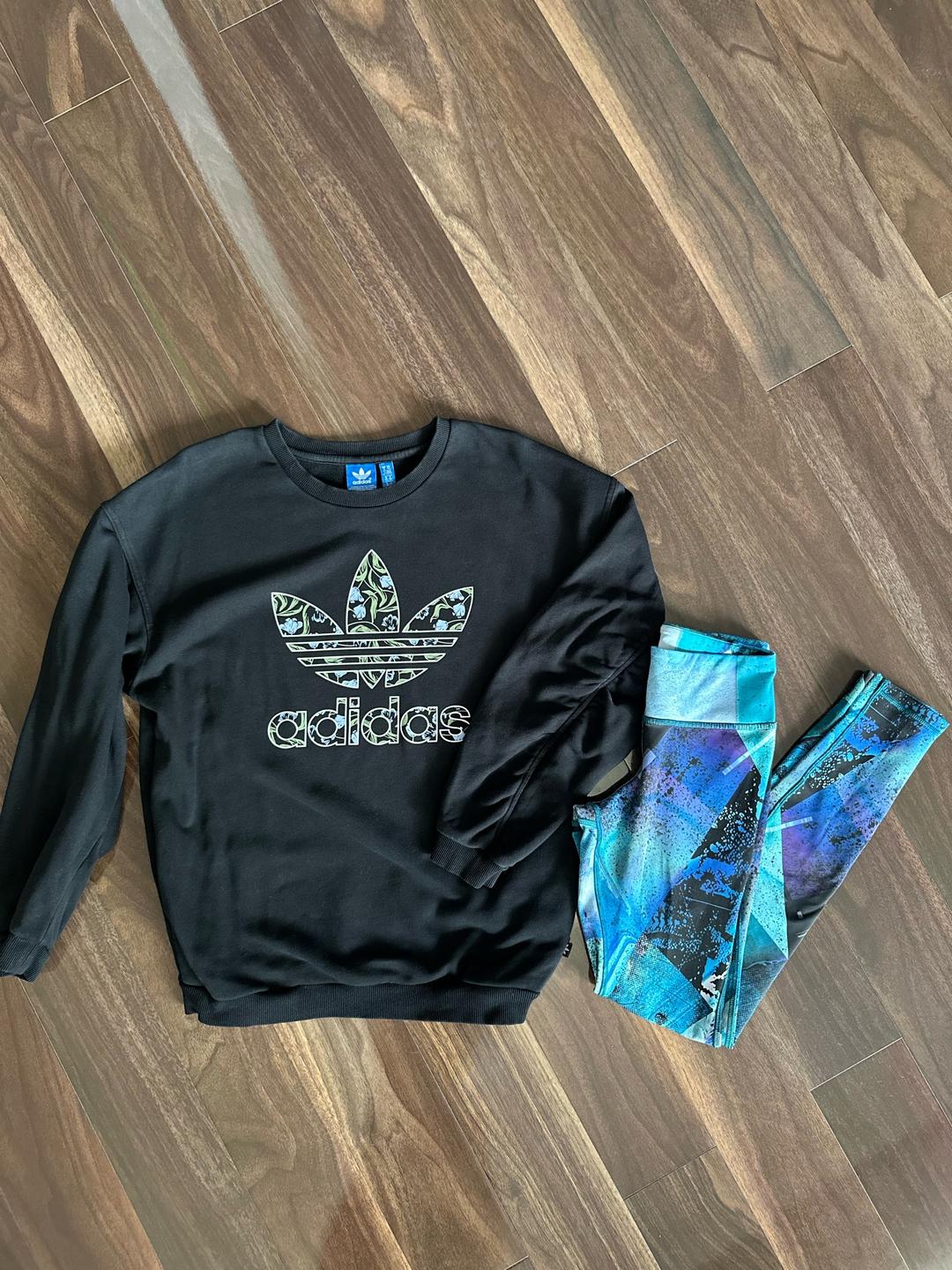 Adidas Свитшот Adidas, лосины Reebok — фото 2