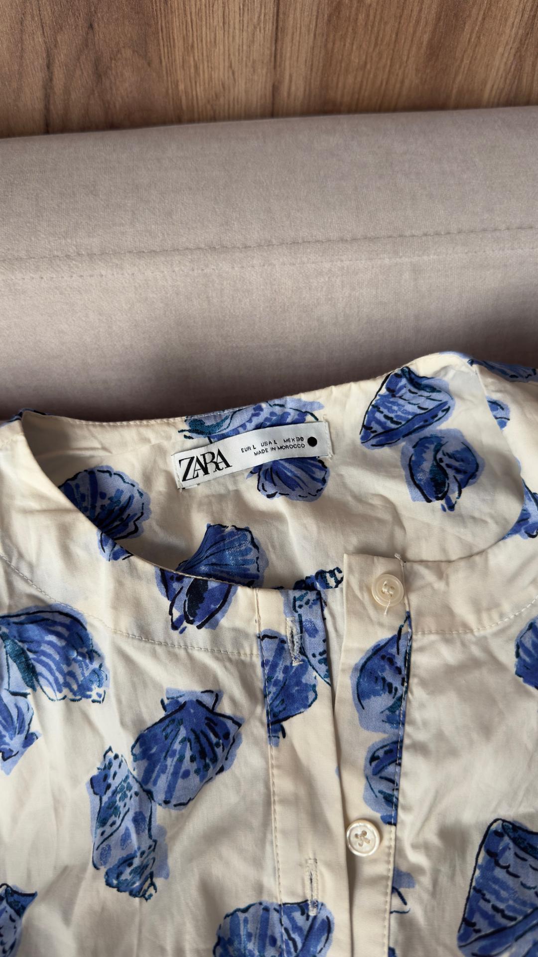 Zara Платье ZARA с принтом ракушек — фото 2