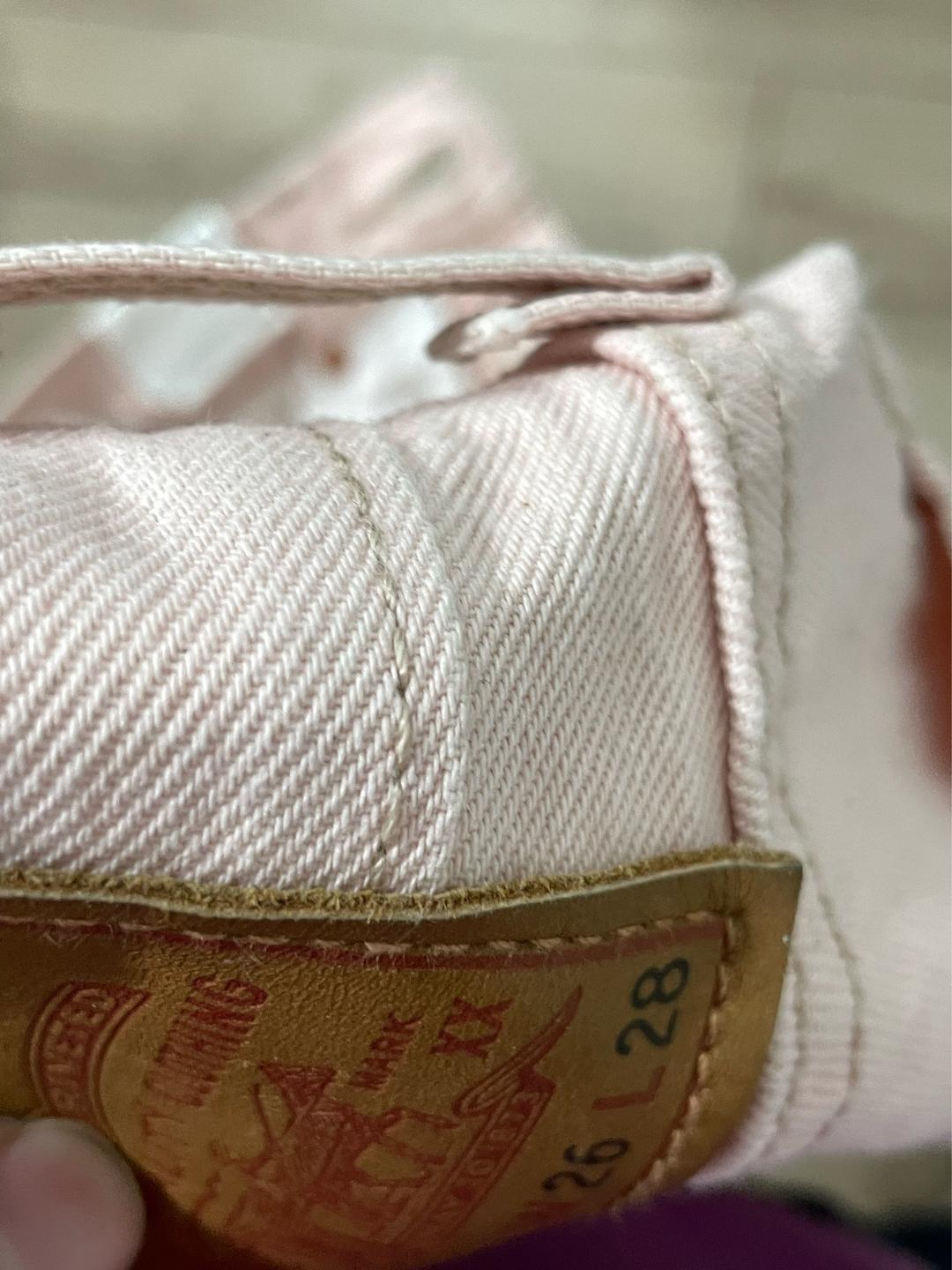 Levi's Джинсы Levi's 501 новый оригинал цвет пудра — фото 2