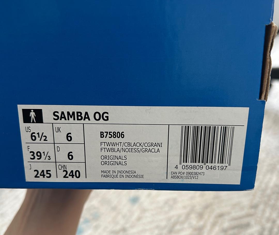 Adidas Adidas Samba OG оригинал новые 39р — фото 2
