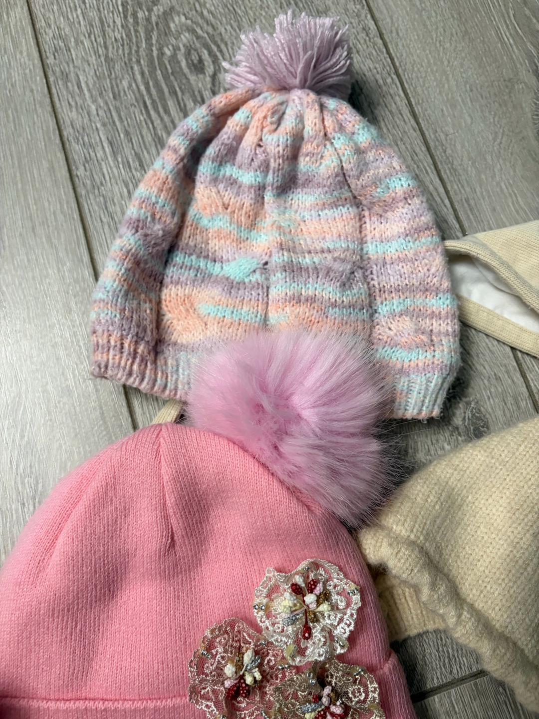 Нет бренда Набор шапок для девочек — фото 2