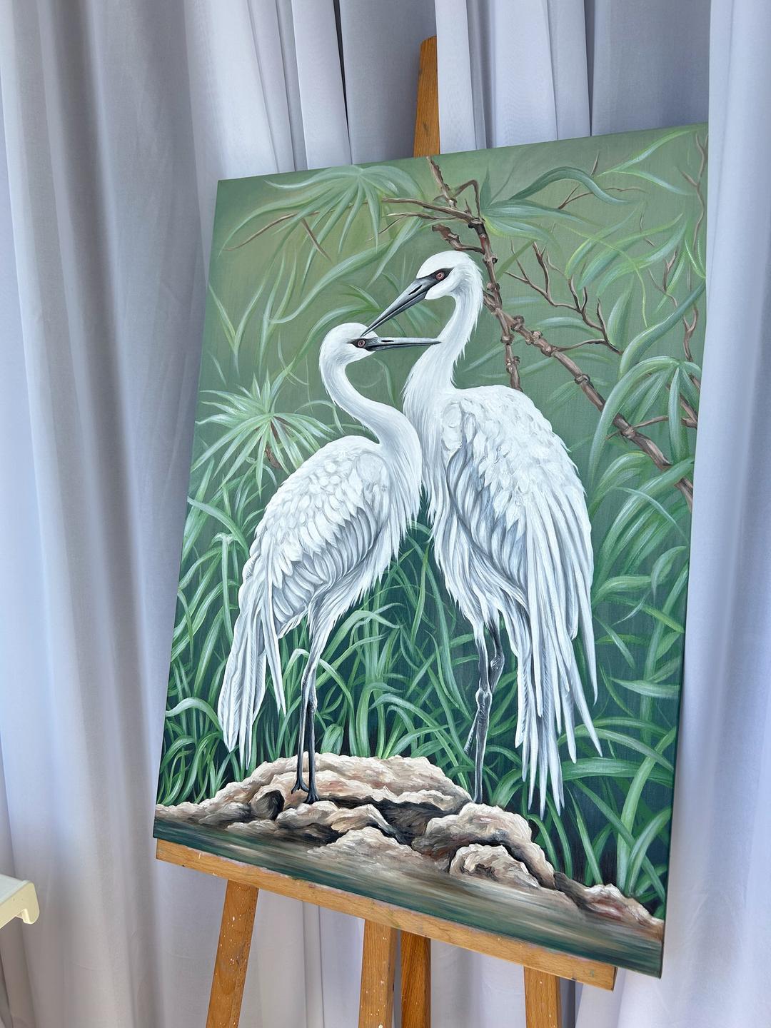Нет бренда Картина для интерьера «White Storks» — фото 2