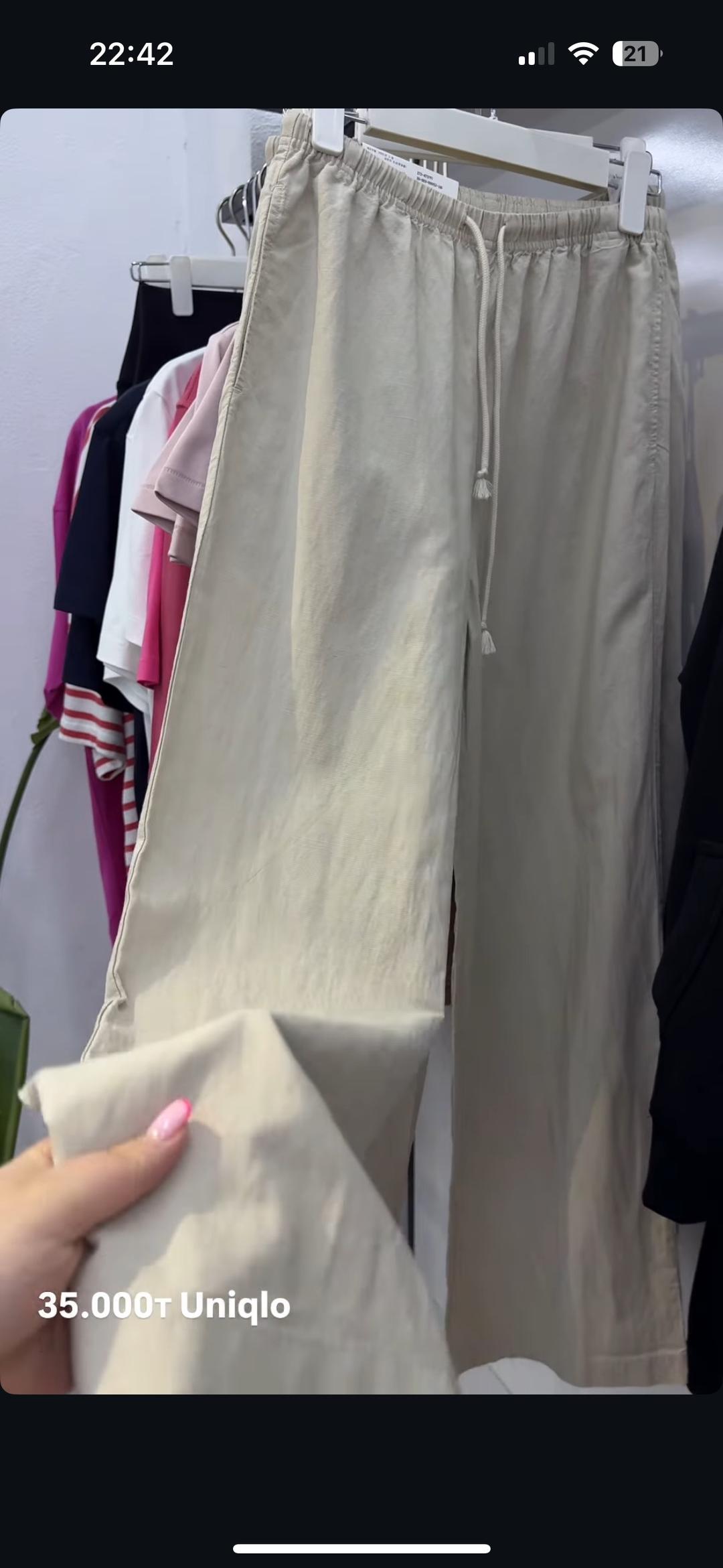 Uniqlo Льняные брюки Uniqlo — фото 2