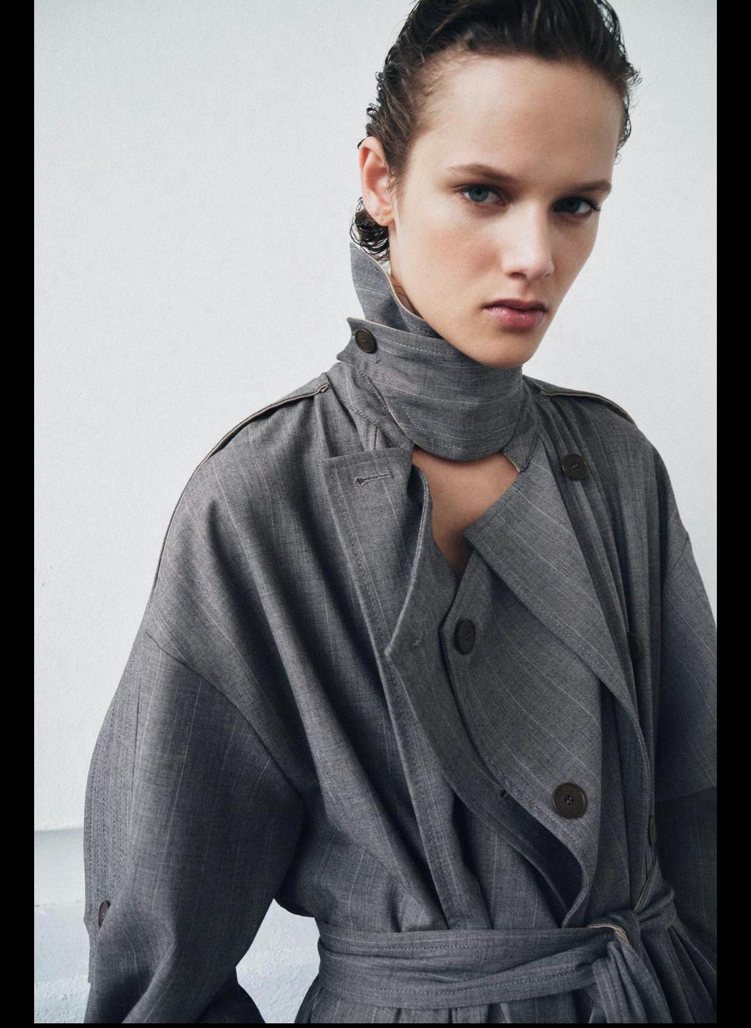 Zara ZARA Limited Edition тренч в клетку — фото 2