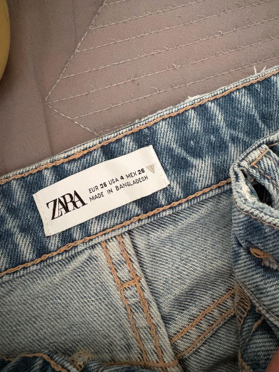 Zara Джинсы голубые — фото 2