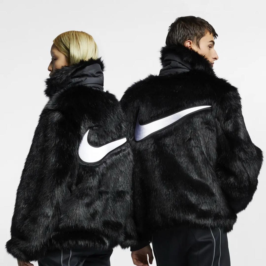 Nike Nike x AMBUSH Faux Fur Jacket (Black) 🖤 — фото 2
