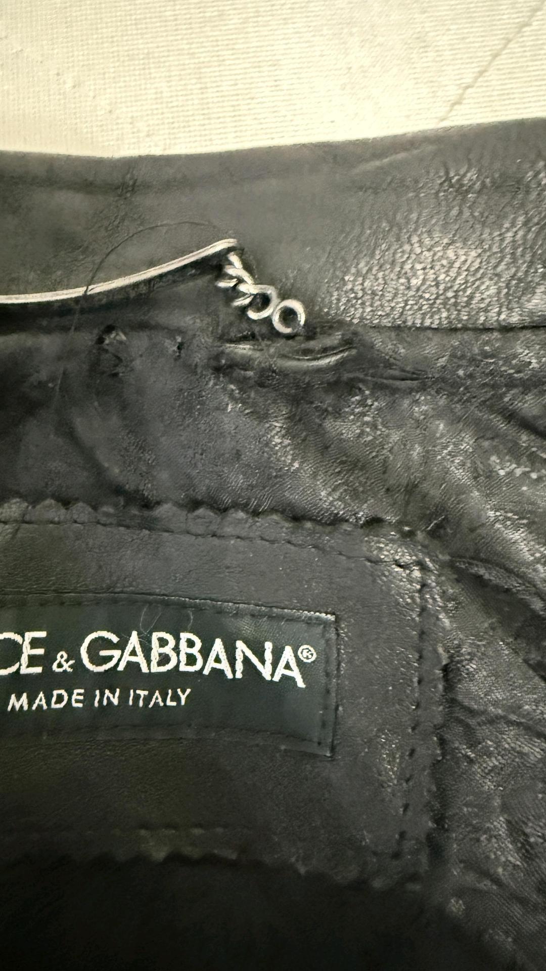 Dolce & Gabbana Куртка кожаная Dolce&Gabbana — фото 2
