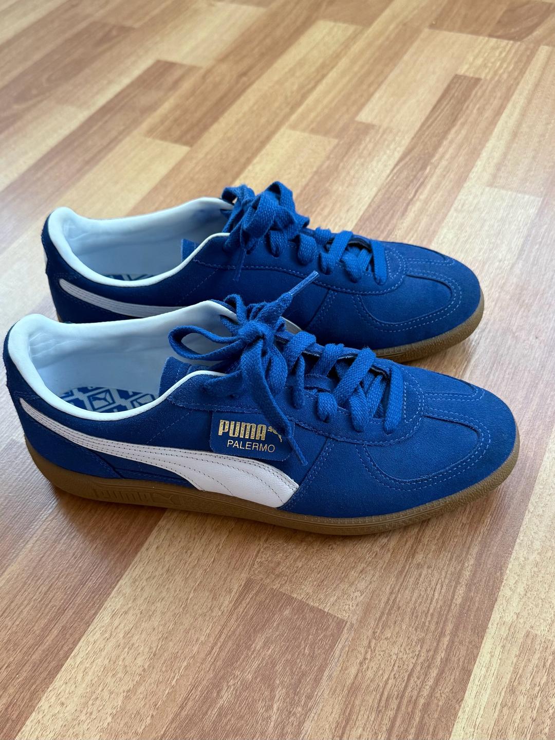 Puma Синие кроссовки Puma Palermo — фото 2