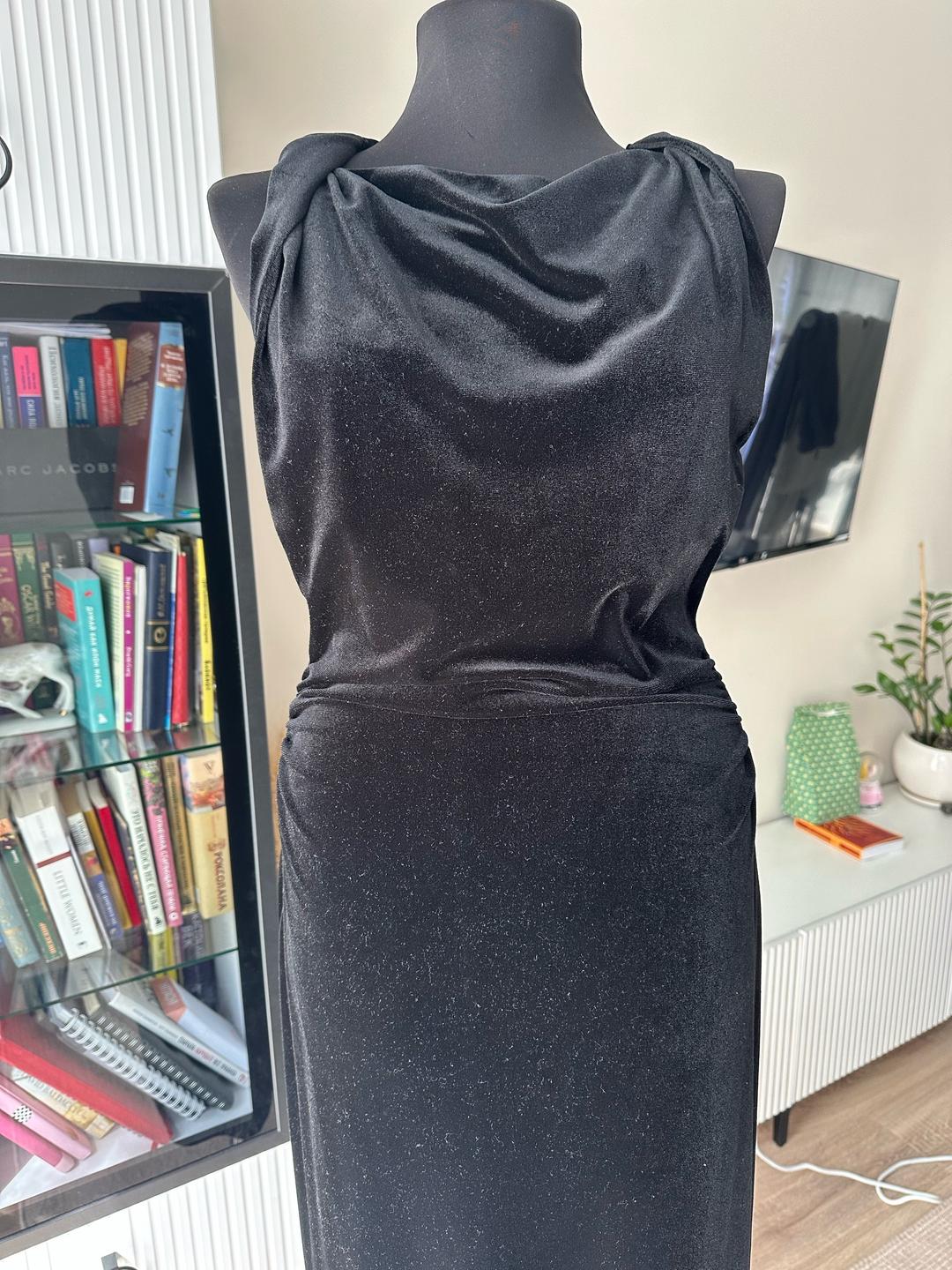 Zara Платье велюровое Zara — фото 2