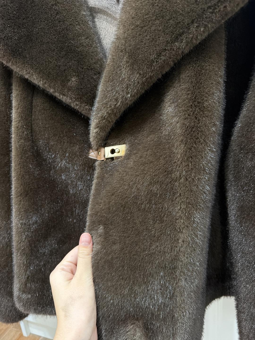 Полушубок из искусственного меха — фото 2