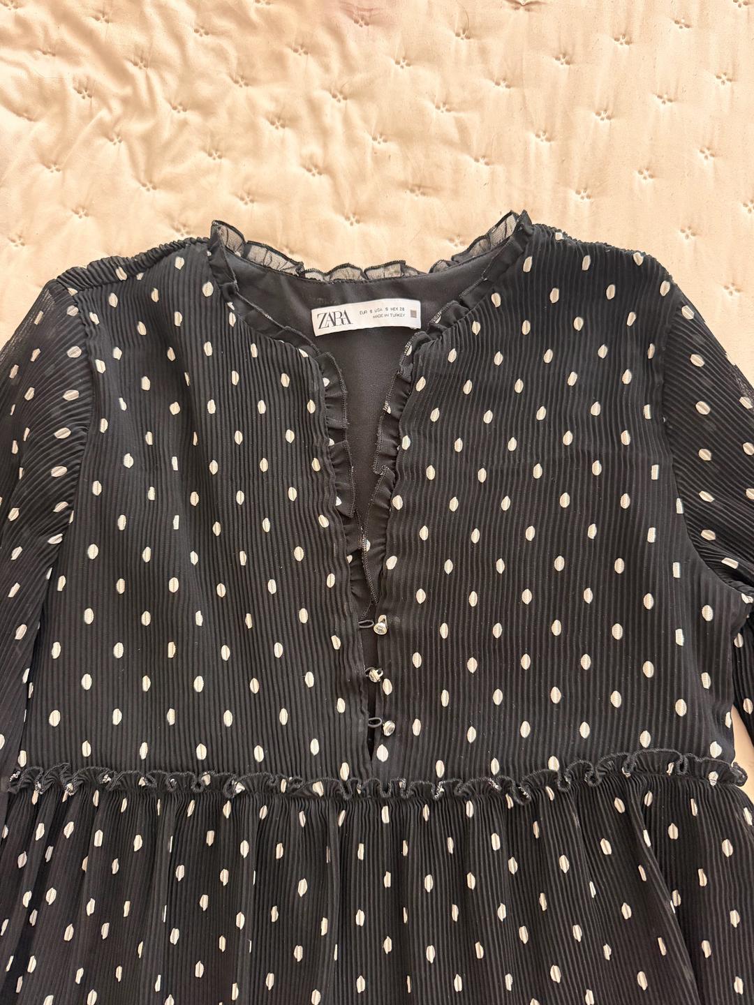 Zara Платье Зара в горошек — фото 2