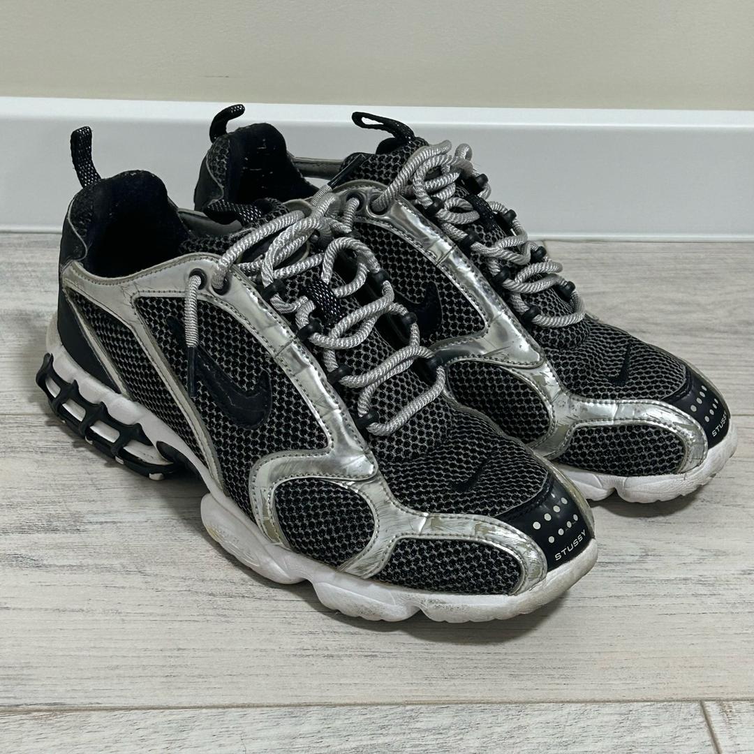 Nike Nike Stussy x Air Zoom Spiridon «Чистая платина» — фото 2