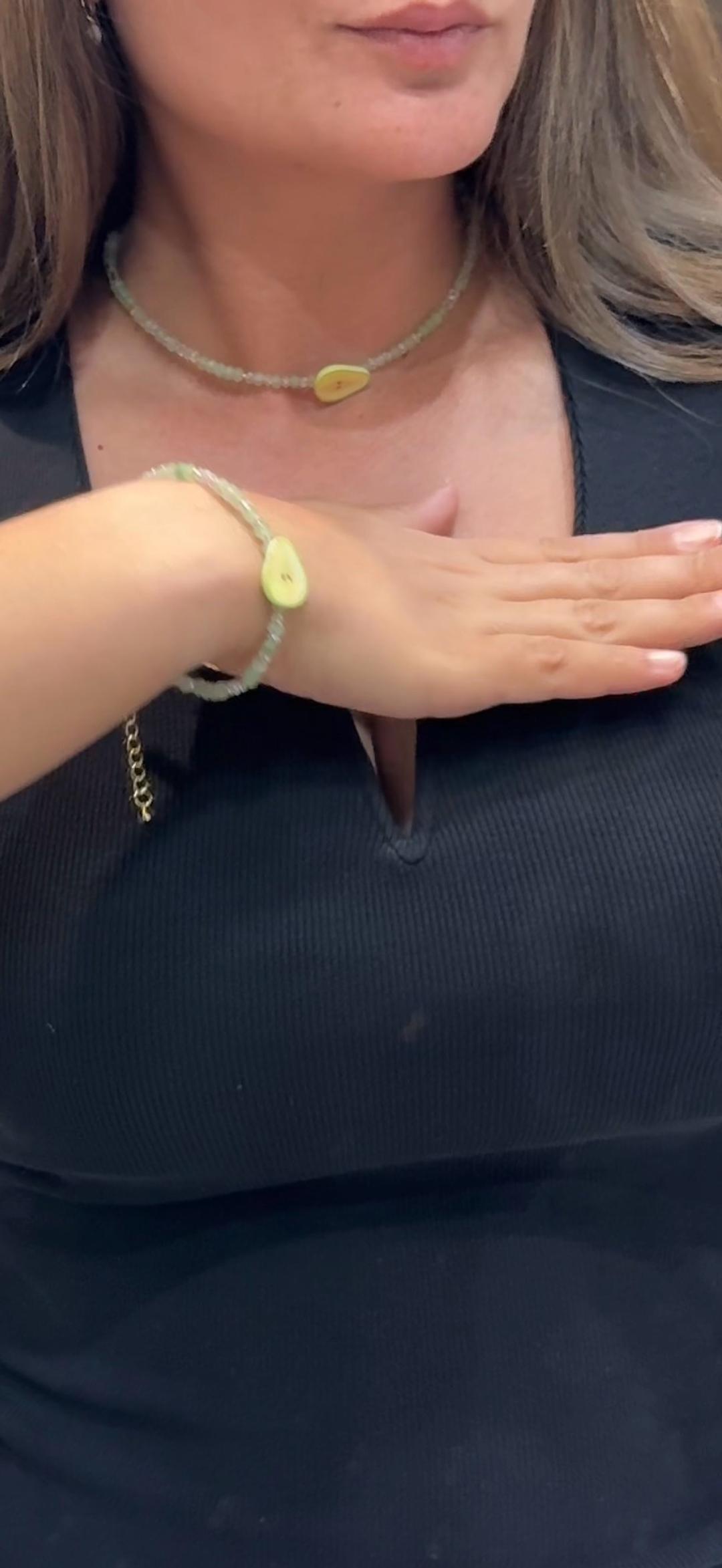 malinka jewelry kz Комплект из чокера и браслета ручной работы. — фото 2