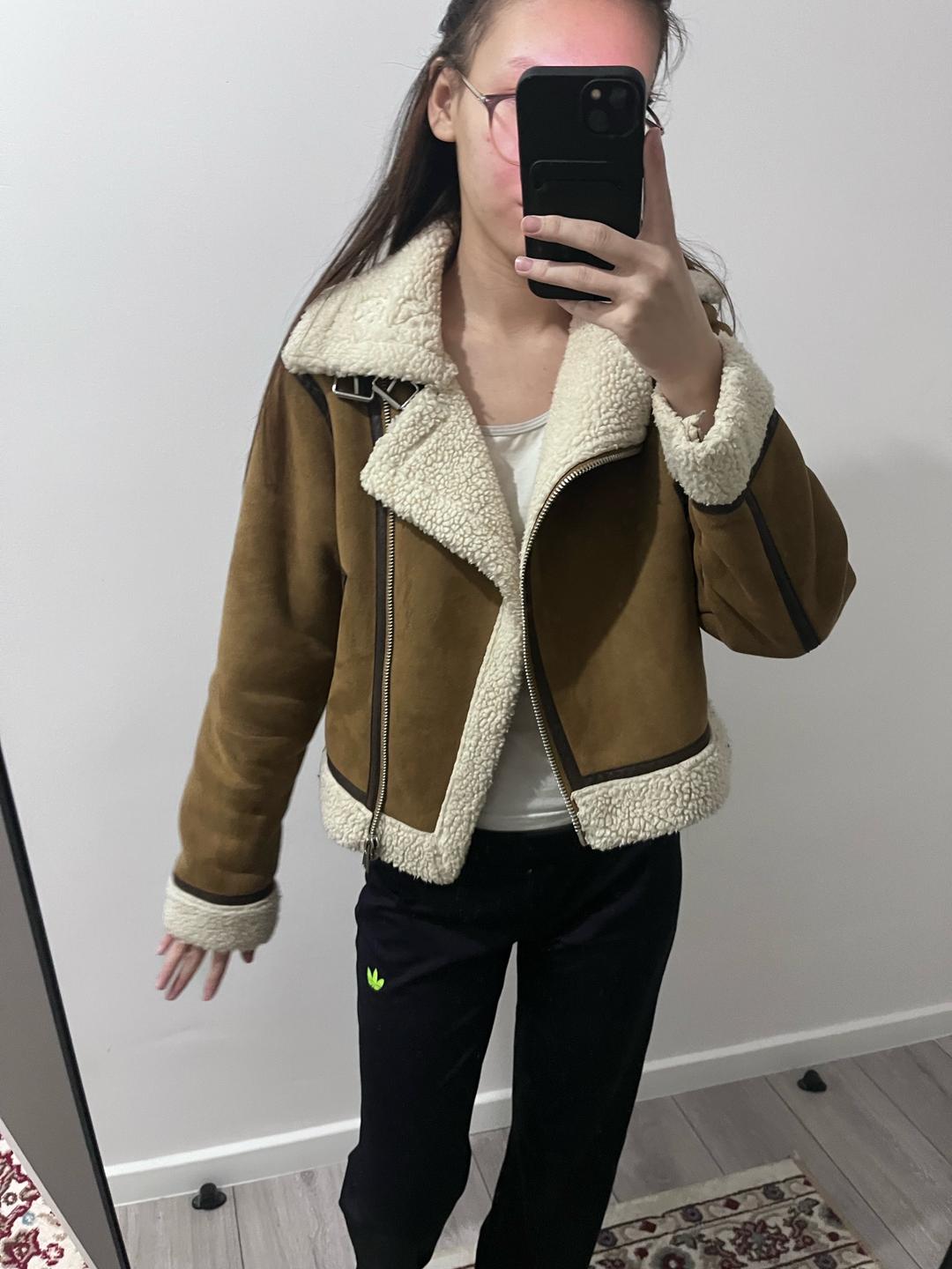 Zara Дубленка Зара — фото 2
