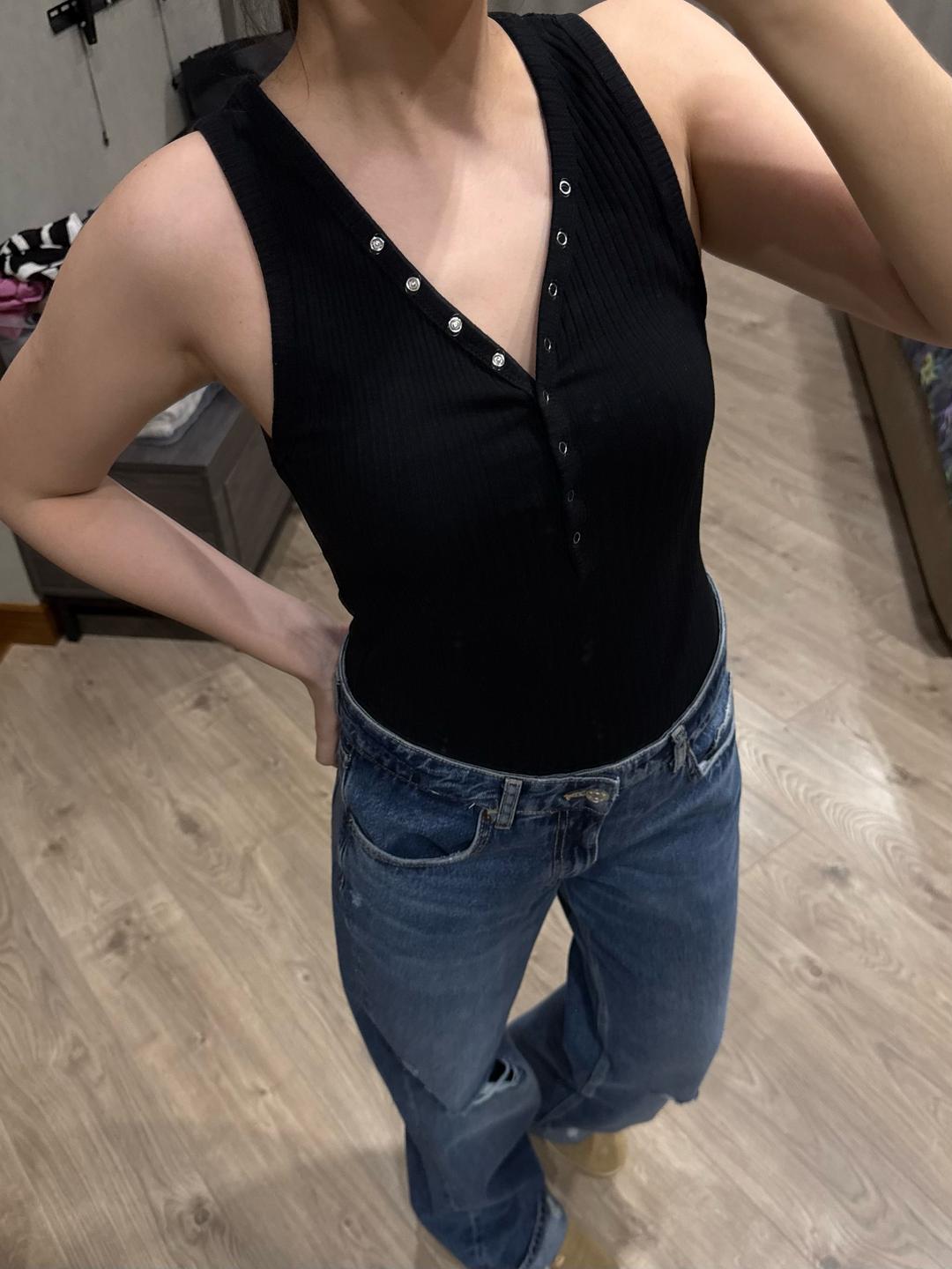 Zara Черное боди Zara — фото 2