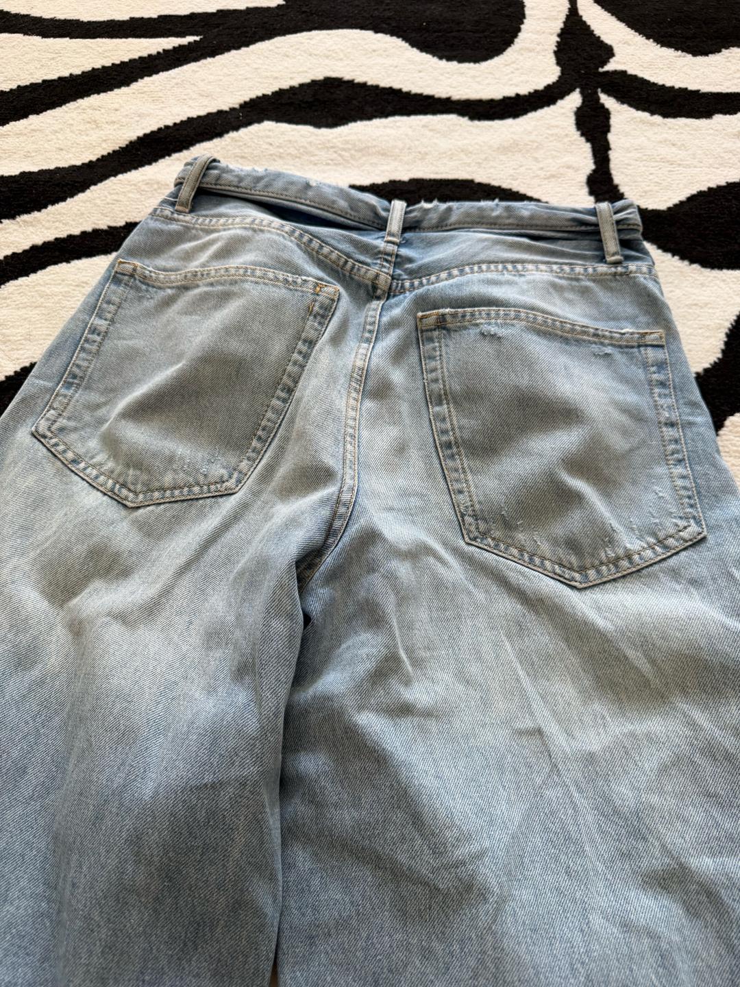 Zara Джинсы рванные — фото 2