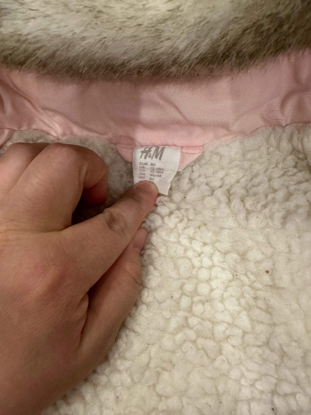 H&M Парка для девочки 1-1,5 года — фото 2