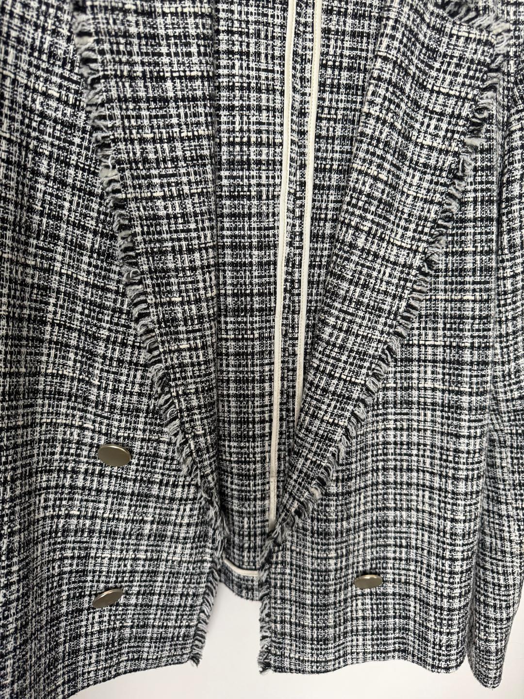 Massimo Dutti Твидовый жакет с бахромой Massimo Dutti — фото 2