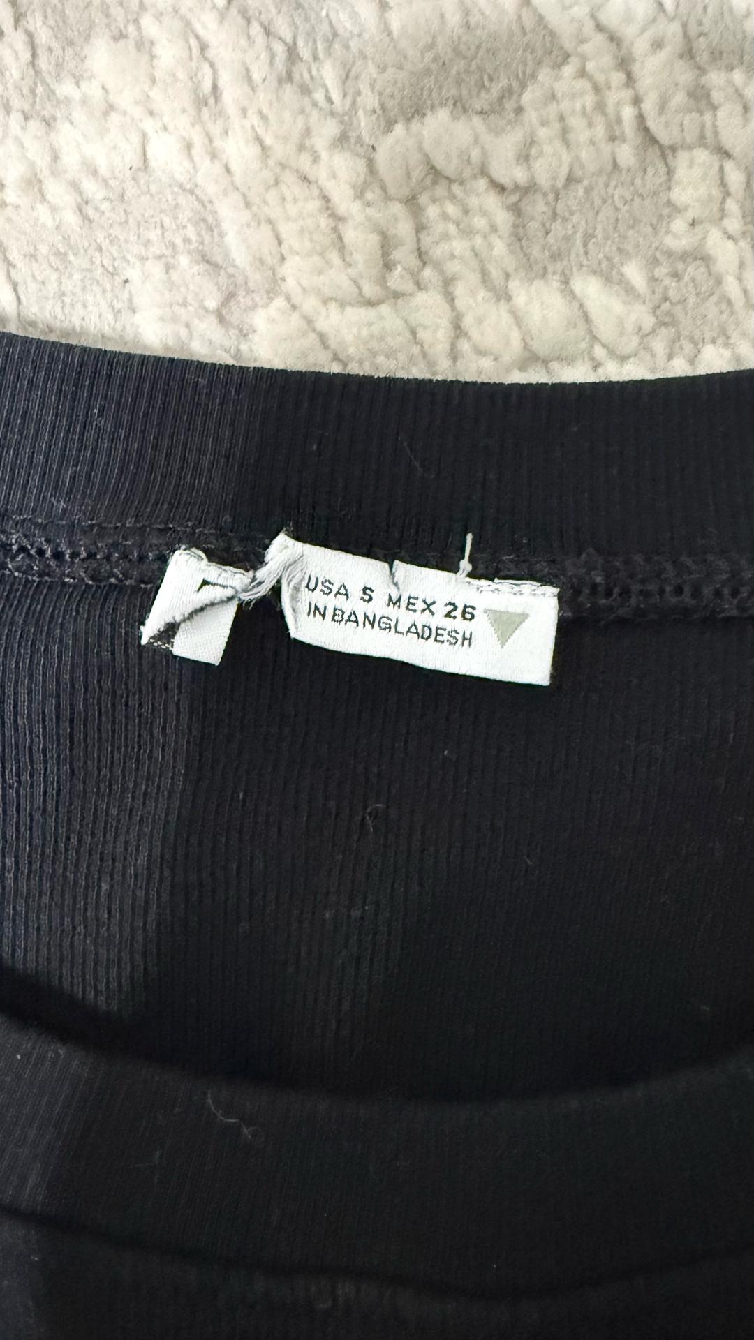 Zara Черный топик — фото 2
