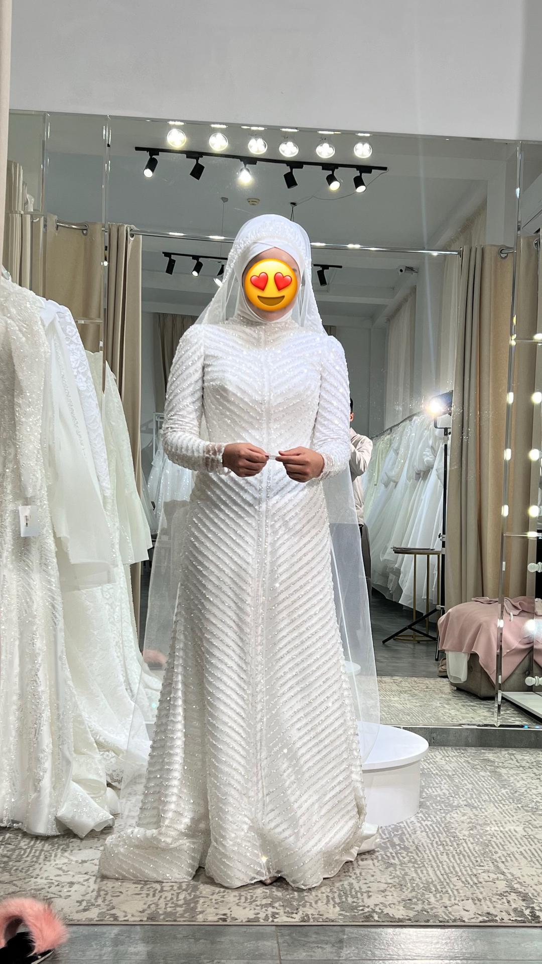 Handmade (ручная работа) Свадебное платье с фатой — фото 2