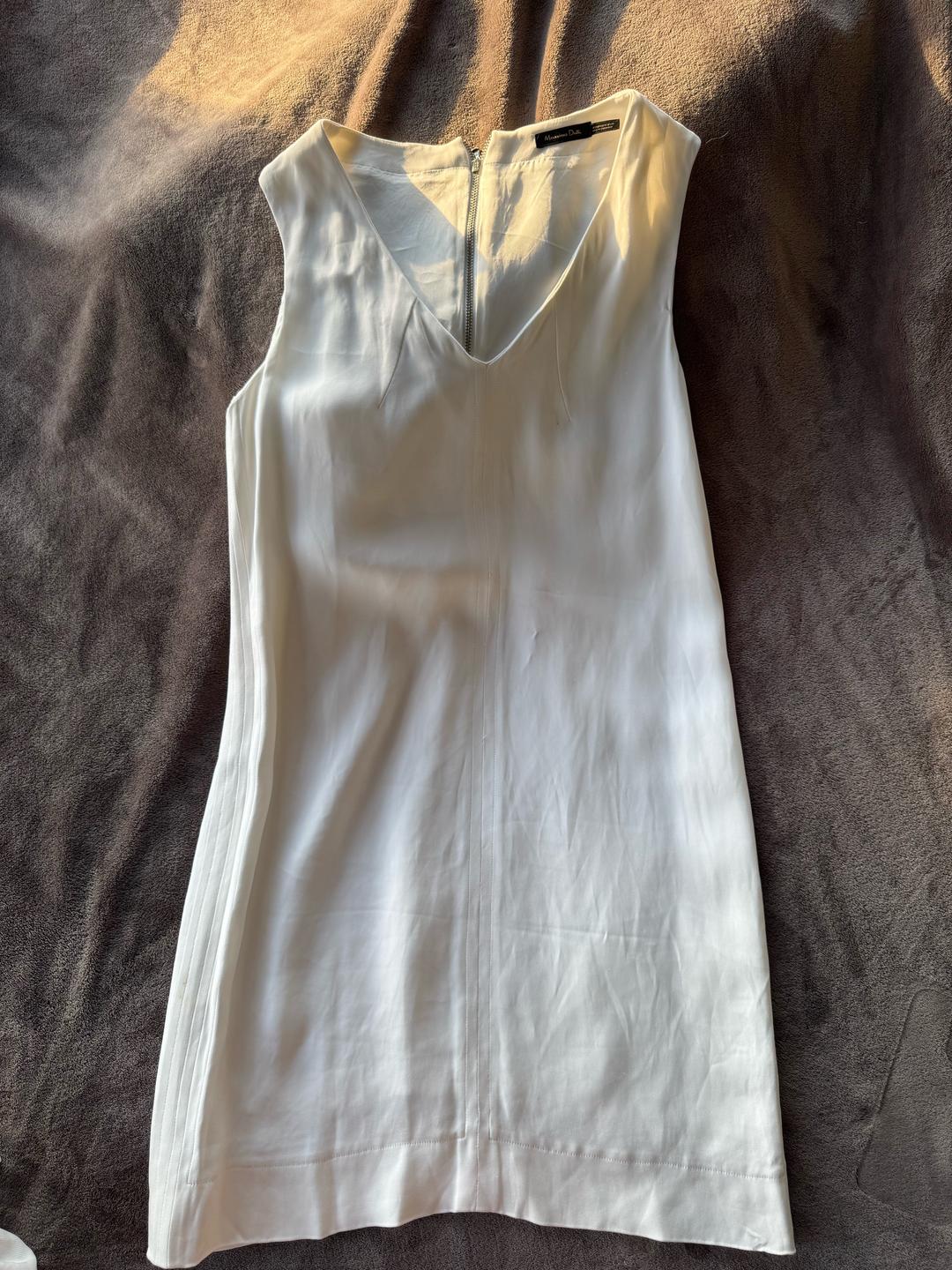 Massimo Dutti Белое платье massimo dutti M — фото 2