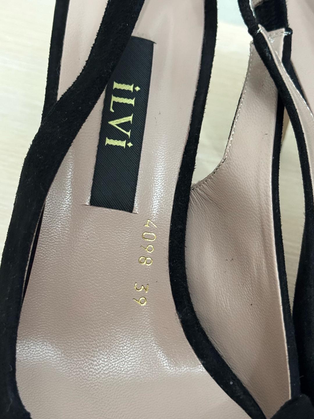 Ilvi Туфли ILVI чёрные слингбэк с бантом, новые — фото 2