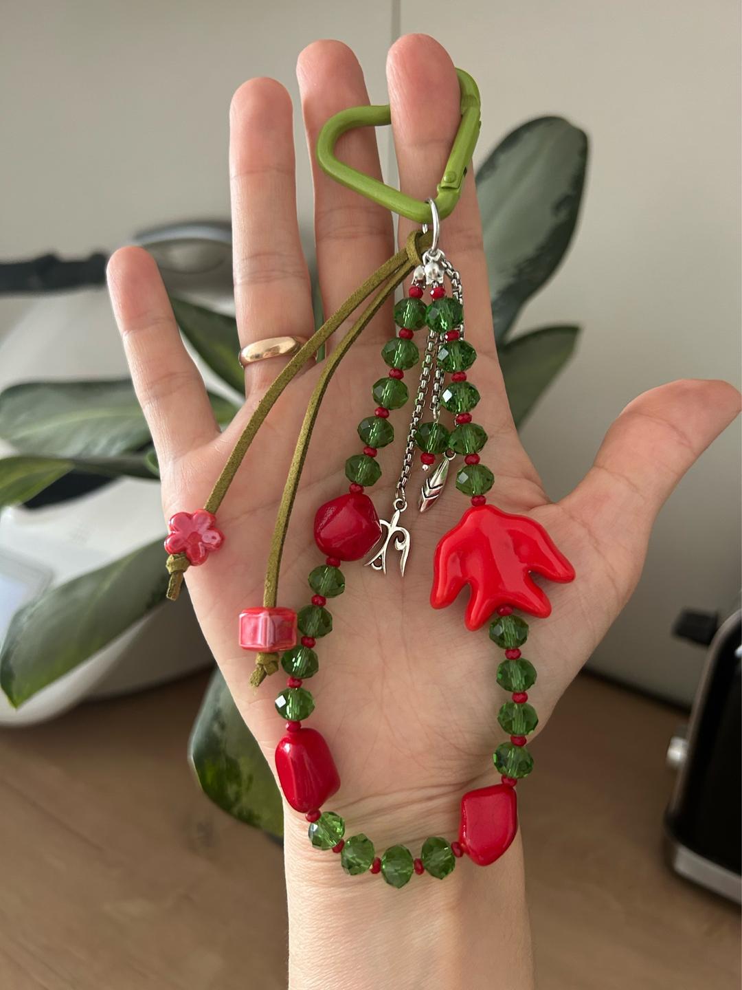 Handmade (ручная работа) Брелок/обвес на сумку или ключи — фото 2