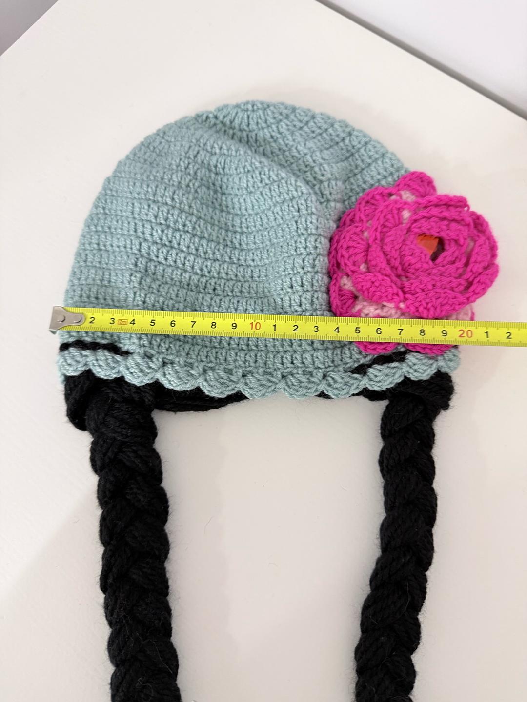 Handmade (ручная работа) Шапочка Рапунцель на девочку 2-3 года — фото 2