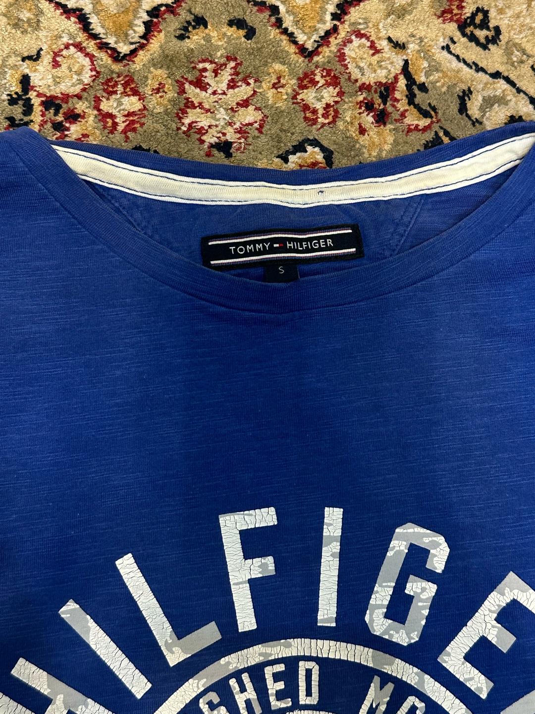 Tommy Hilfiger Синяя футболка Tommy Hilfiger — фото 2