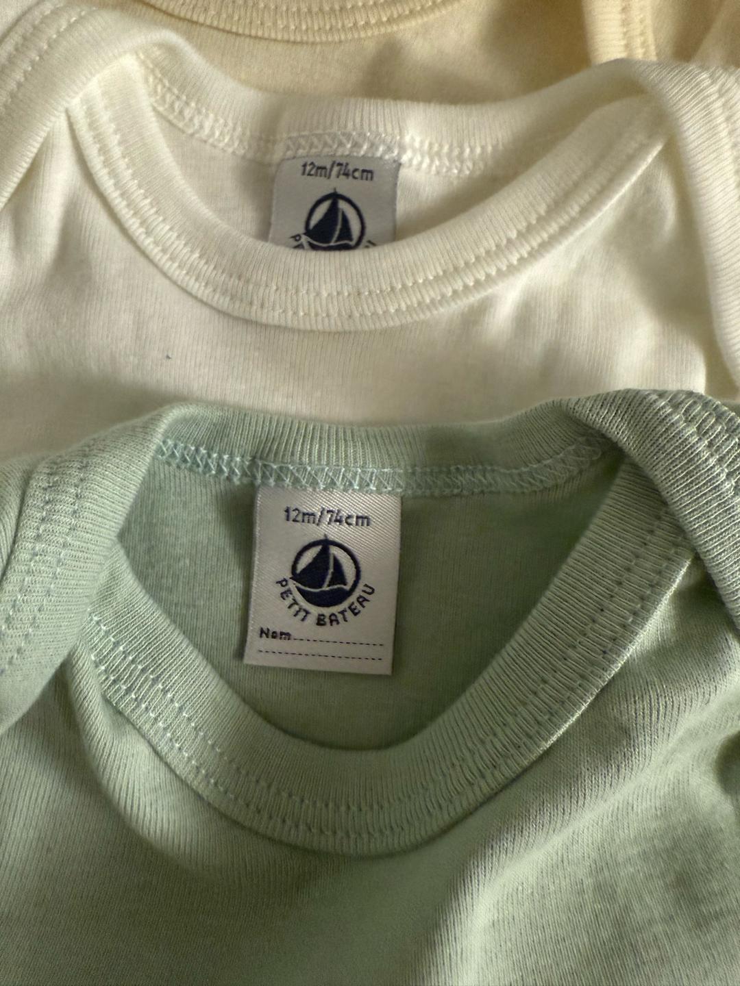 Petit Bateau Малышковые бодики — фото 2