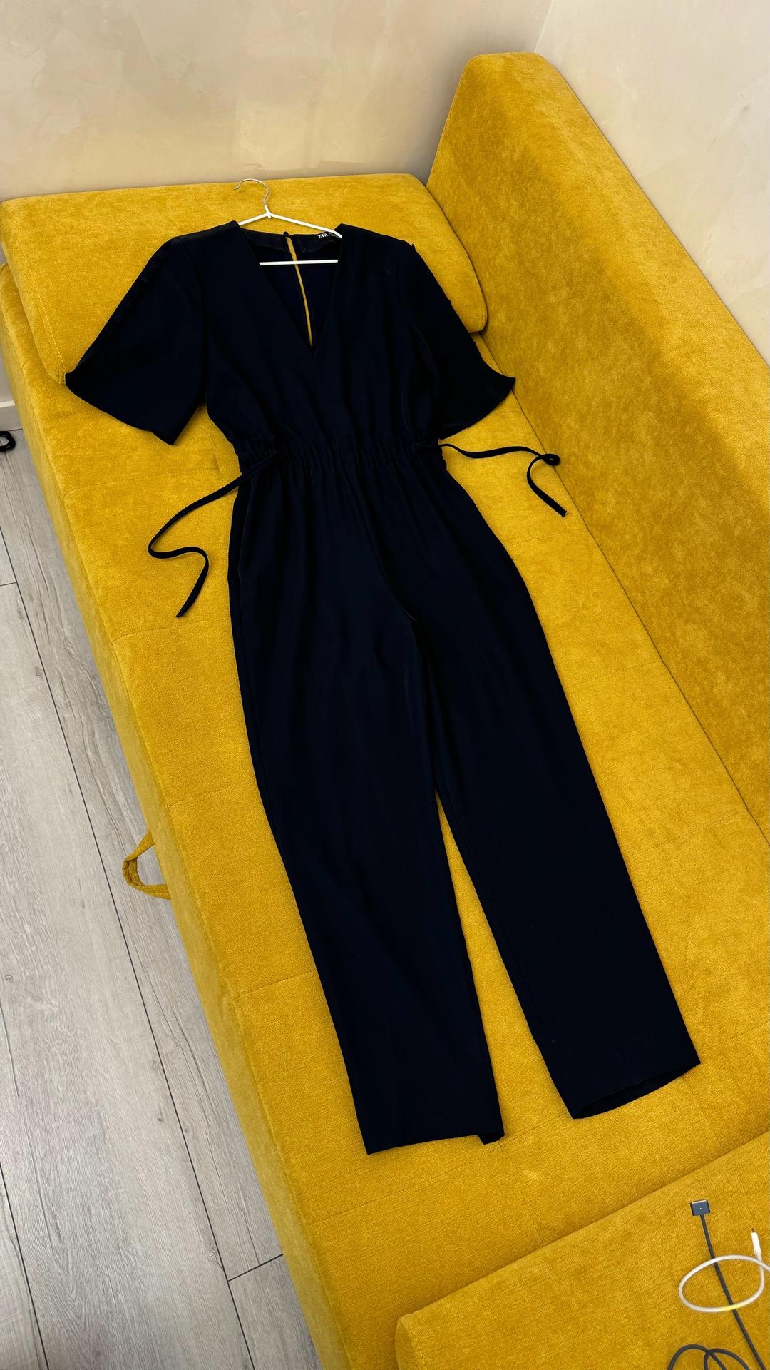 Zara Чёрный комбинезон Zara — фото 2