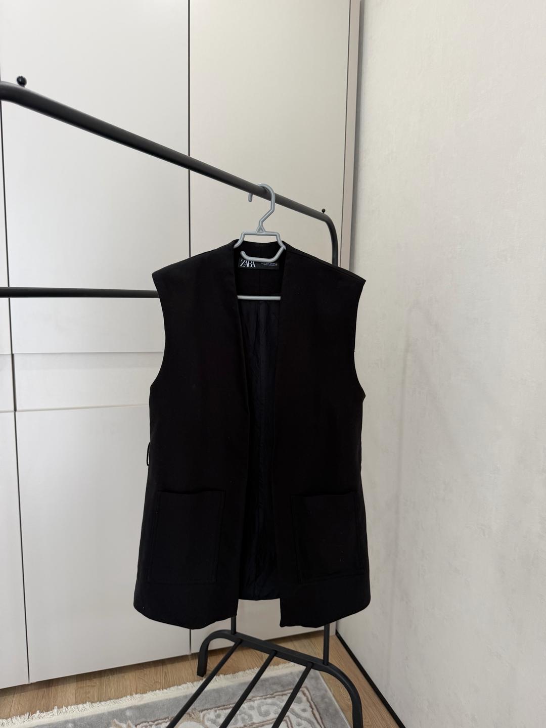 Zara Удлинённый жилет ZARA 🖤 — фото 2