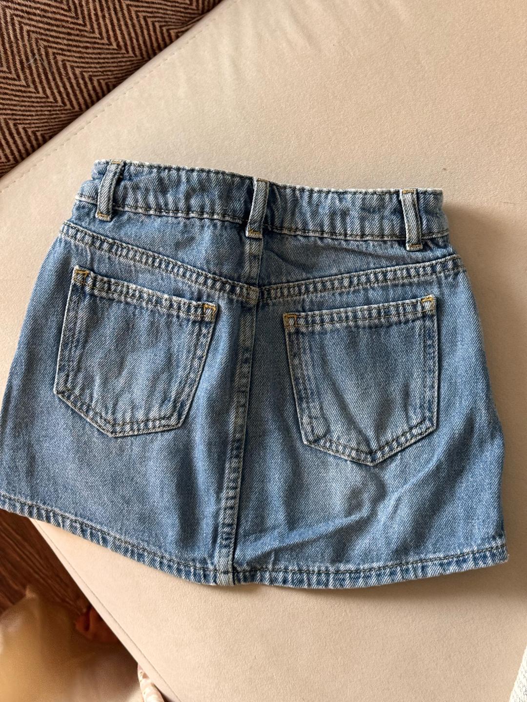 Zara Джинсовая юбка ZARA для девочки 6-7 лет — фото 2