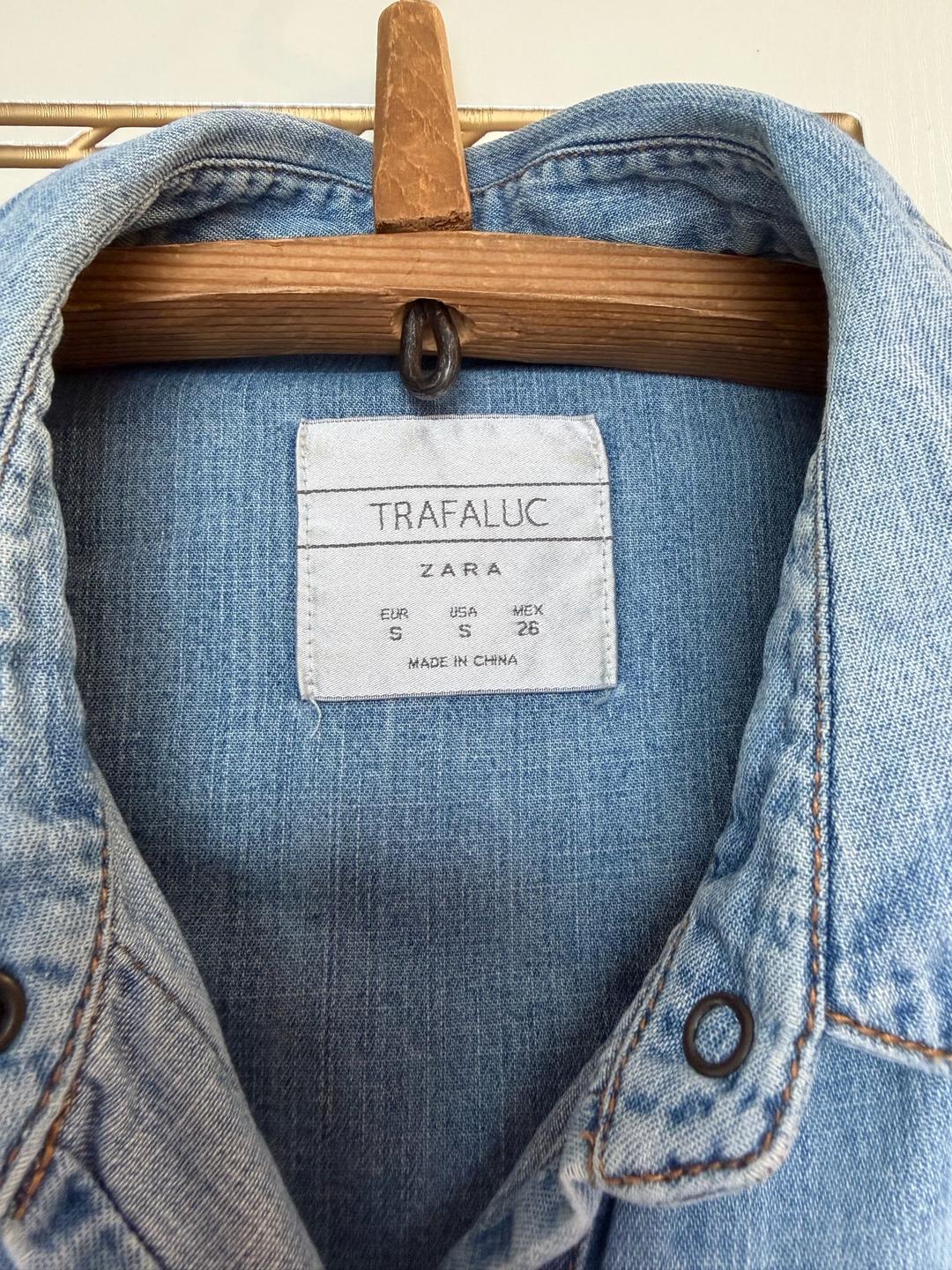Zara Джинсовая рубашка Зара — фото 2