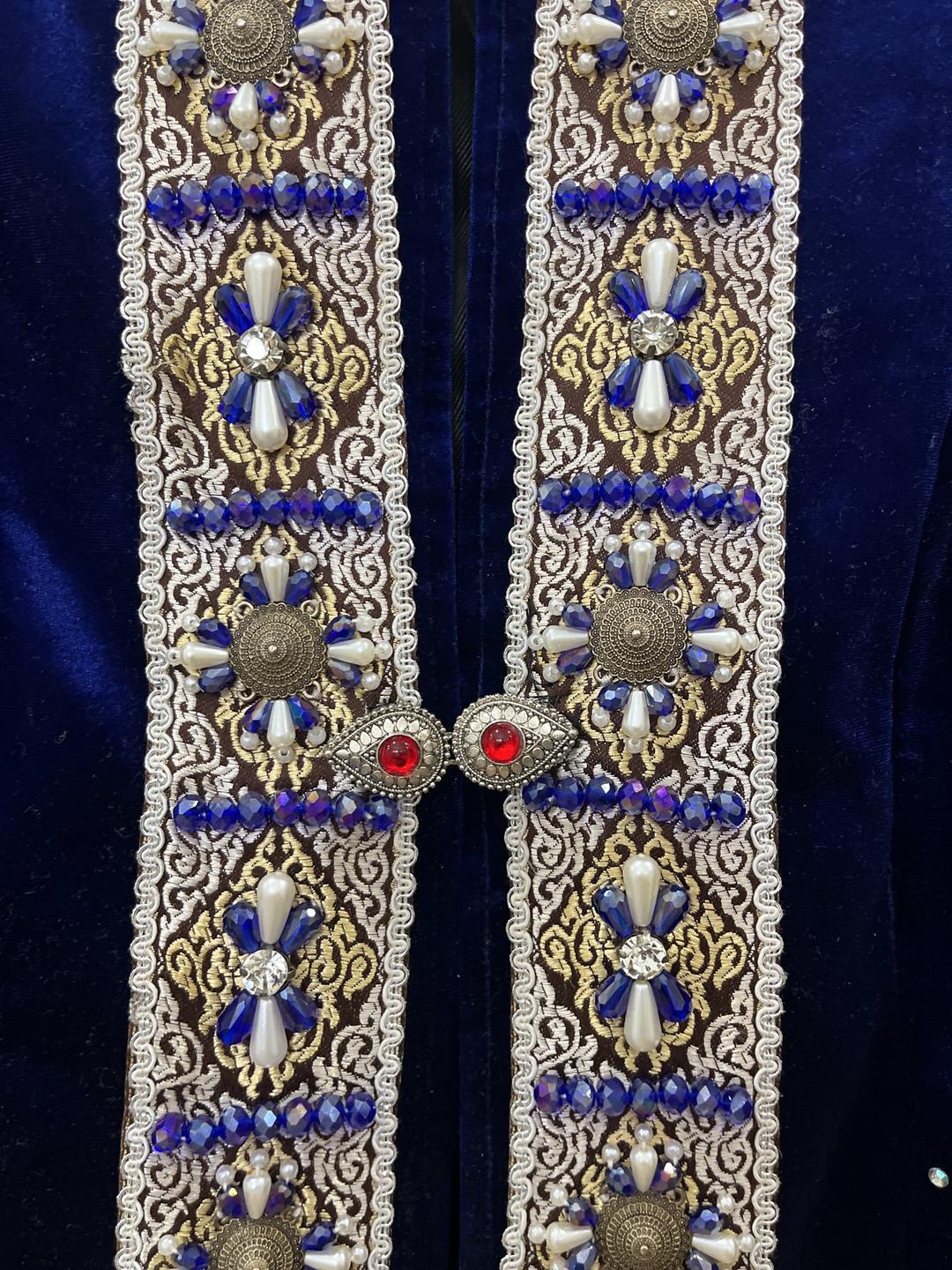 Handmade (ручная работа) Жилетка с декором и бахромой — фото 2