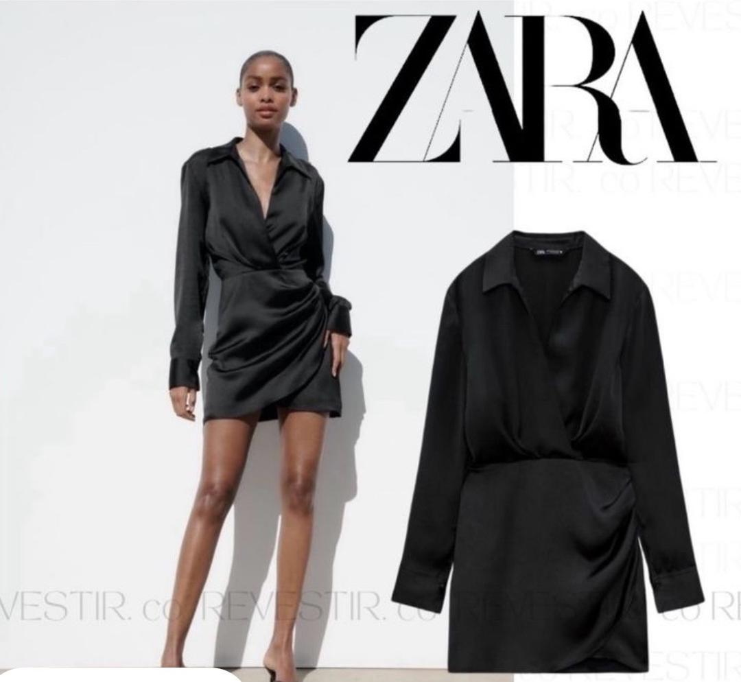 Zara Черное платье Зара — фото 2
